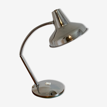 Lampe articulée vintage inox et chrome 1960 70