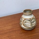 Danish vase from the mid-century pottery studio of Søholm, 1960s.