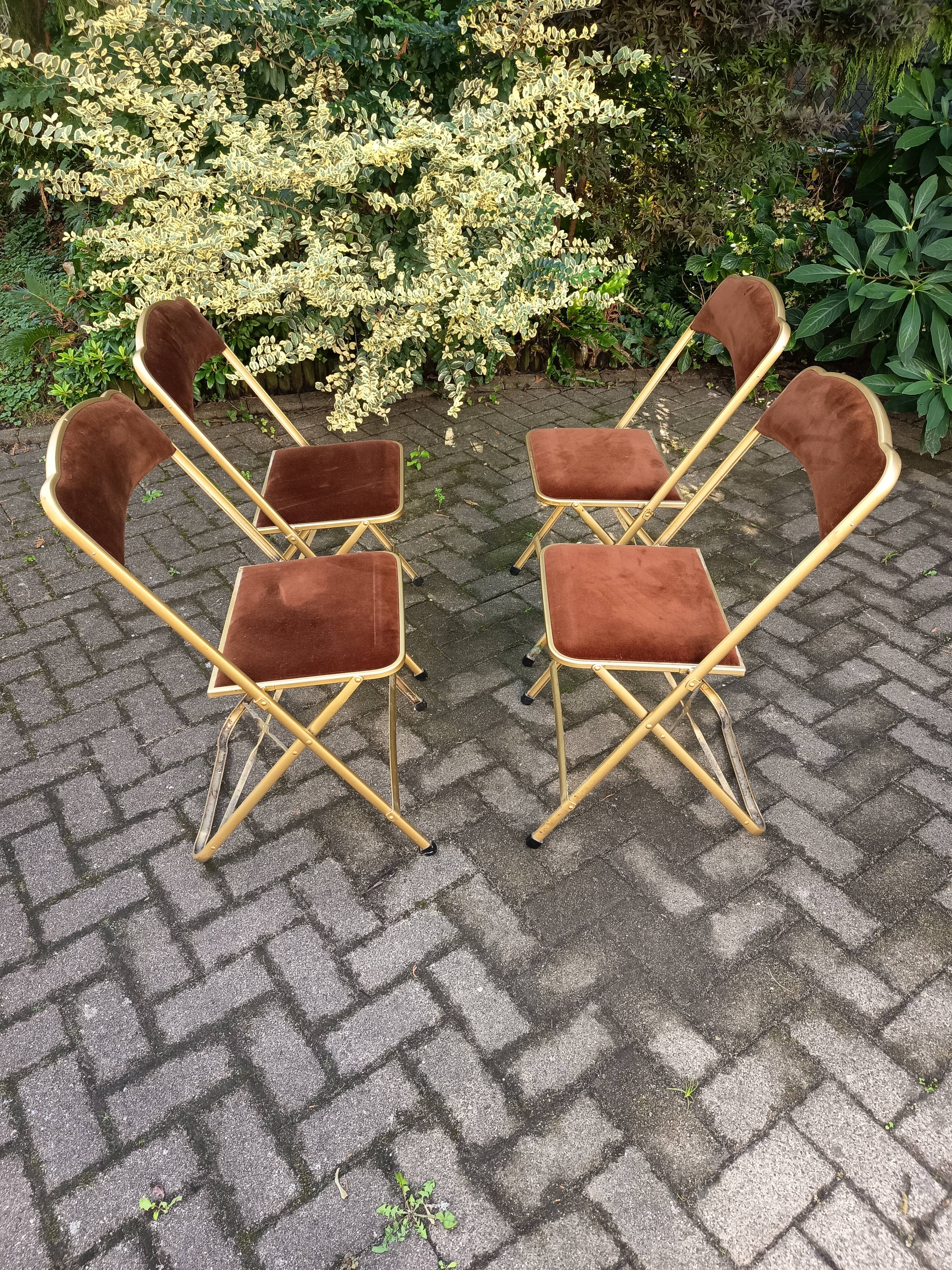 4 folding chairs, Chaisor, 1970