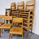 8 vintage Casala stackable dining chairs