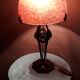 Art Deco lamp glass paste, Muller Freres Luneville