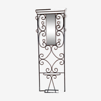 Wrought iron coat rack / cloakroom