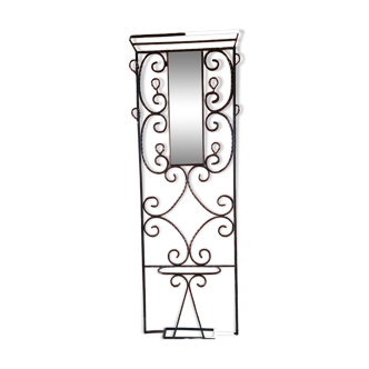 Wrought iron coat rack / cloakroom