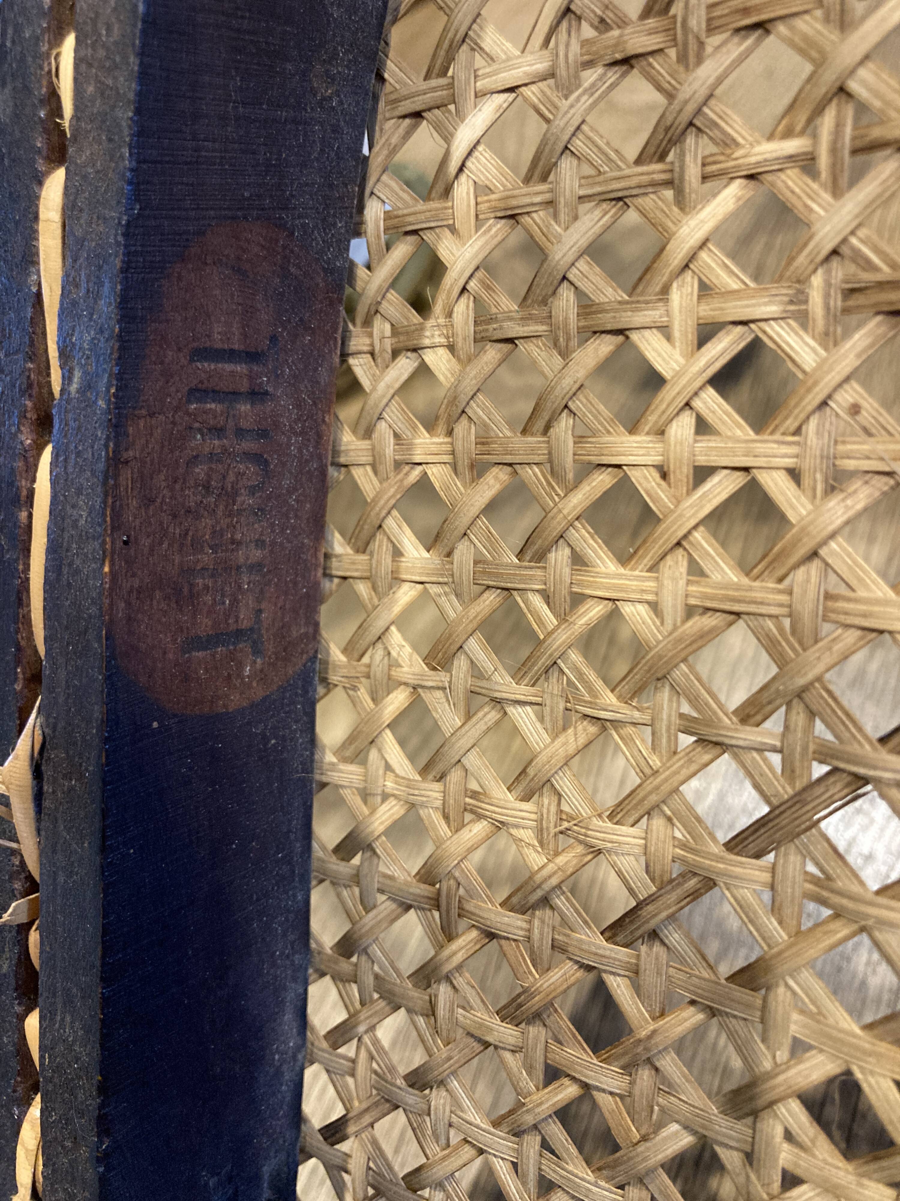 Pair of Canned Thonet chairs