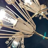 Austrian flower chandelier by Emil Stejnar for Rupert Nikoll, Vienna, Austria, 1950s.