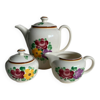 Villeroy and Boch Campagna coffee/teapot set, milk jug, sugar bowl