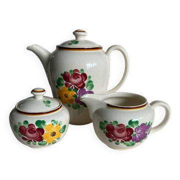 Villeroy and Boch Campagna coffee/teapot set, milk jug, sugar bowl