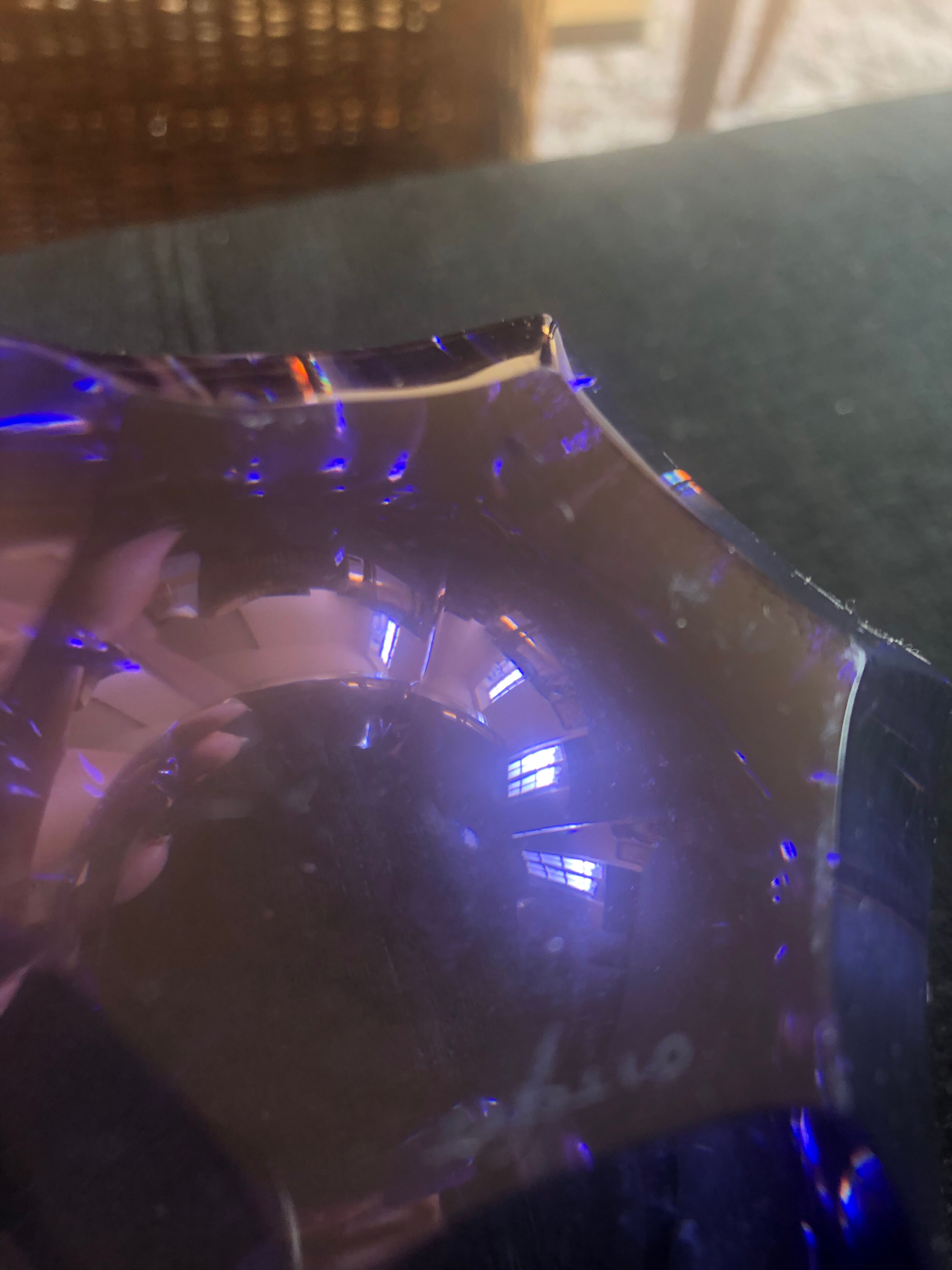 Tulip cup swedish crystal orrefors