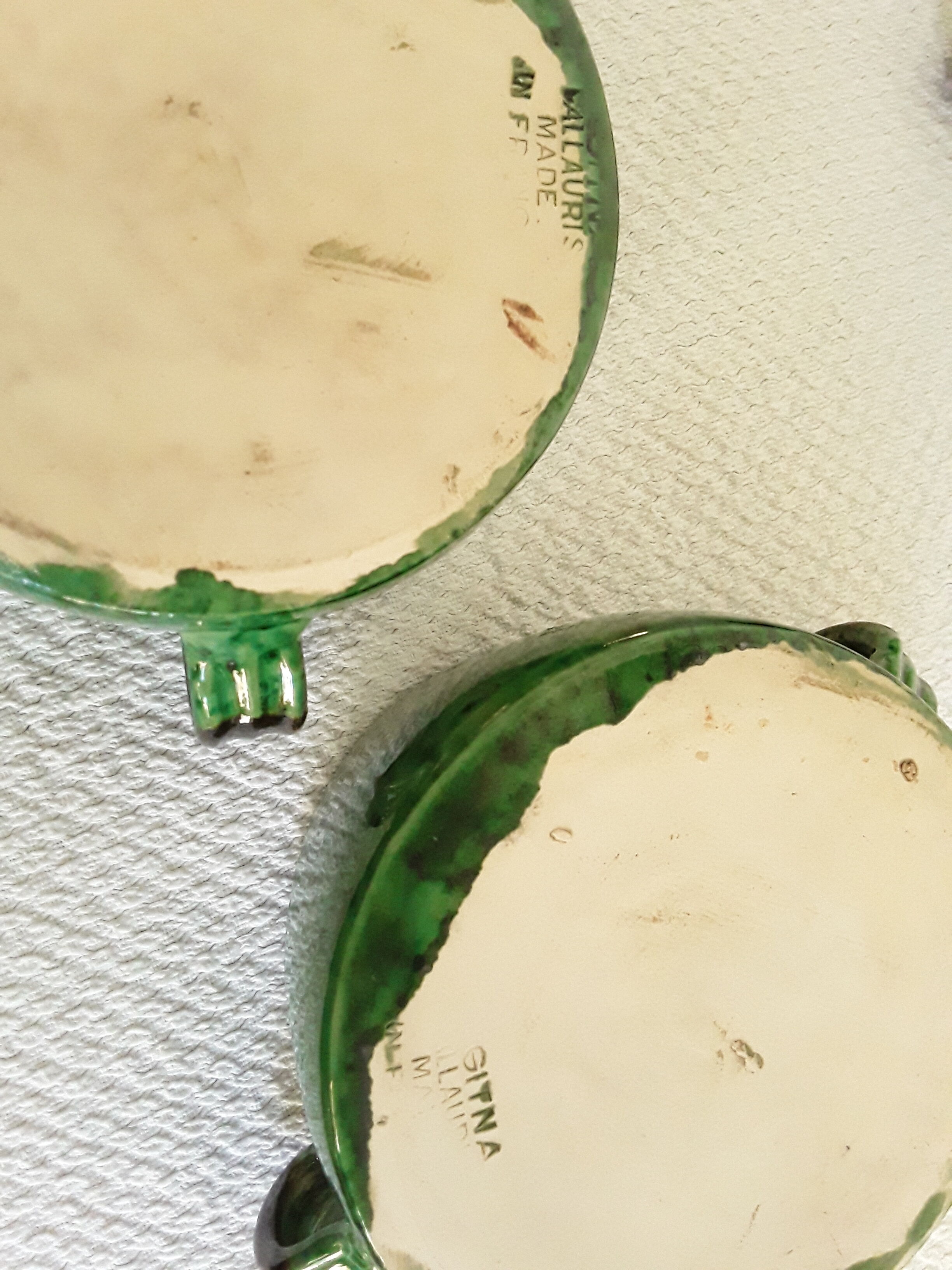 Vintage Vallauris ear bowls