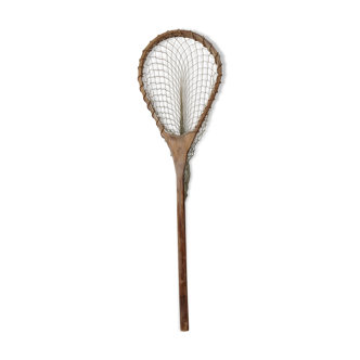 Old wooden salmon net