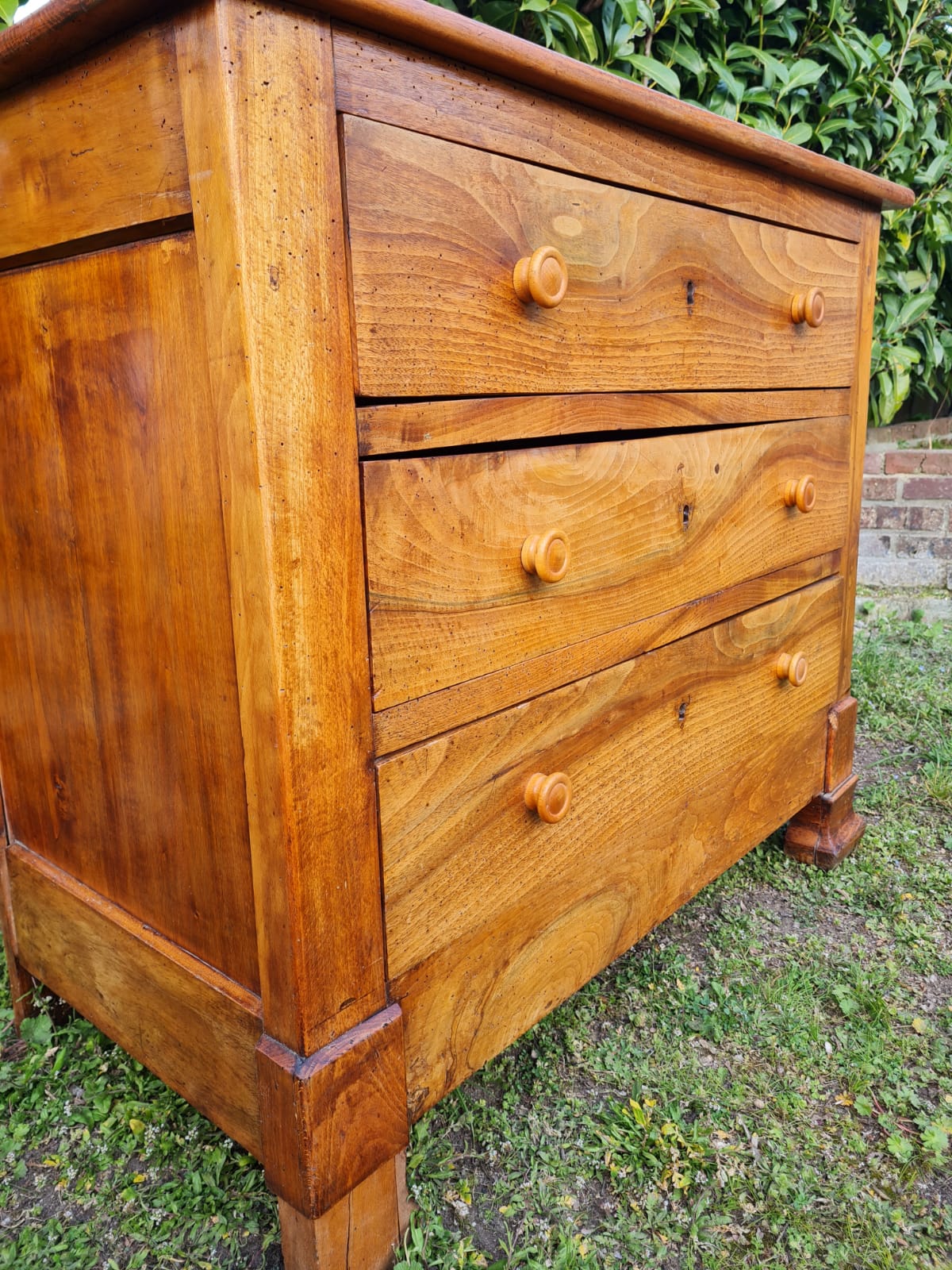 English dresser in solid walnut