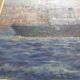 Marine , boat , entrance to the port of Marseille ( le panier )