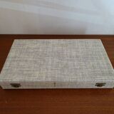 Lot 12 Art Deco style knives in case