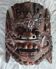 Old mask sculpture Indonesia rosewood