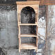 Old shelf in raw wood