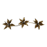 Large brass wall light, Willy Daro