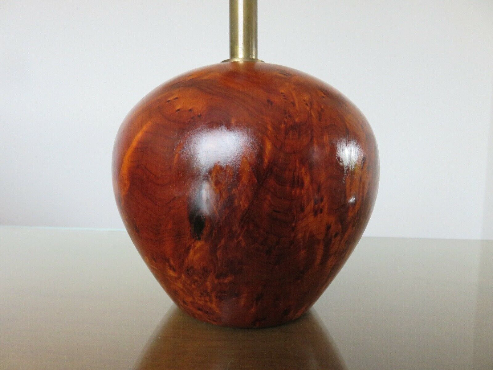 Elm magnifying glass lamp 70s