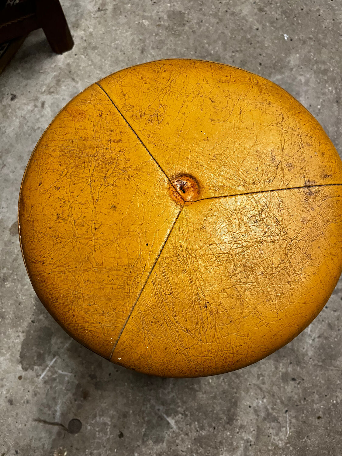 Leather stool