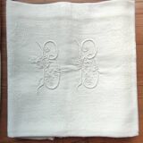 12 old BB monogram table napkins
