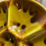 Oyster plates, set of six, earthenware, Gien