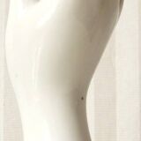 Baguier soliflore en porcelaine main tatouée fleurs