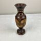 Carved wooden vase