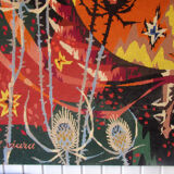 Tapestry "The sun on the thistles", by Jean Louis Viard, Seventies