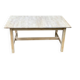 Table à manger scandinave en bois massif 155-210cm