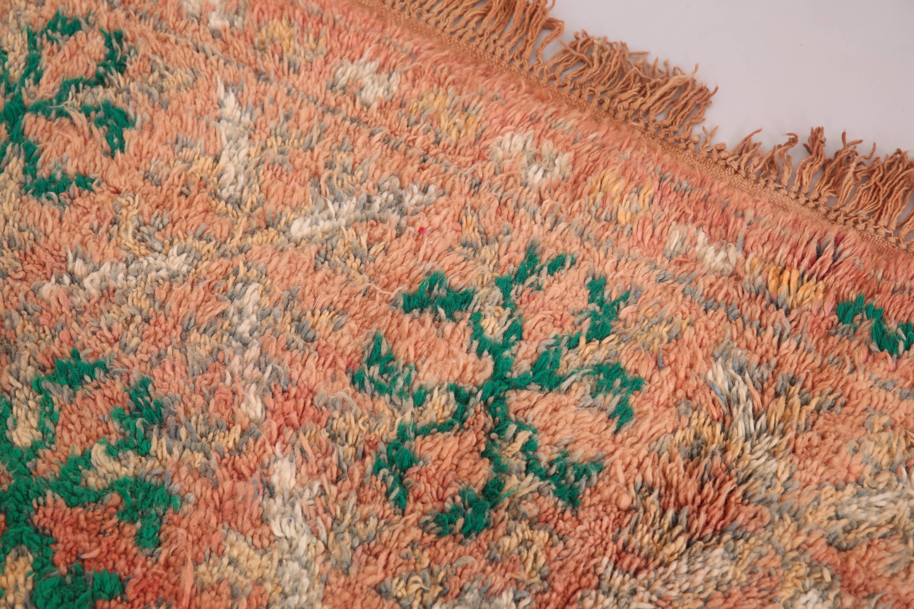 Vintage Moroccan Rug 185 x 290 cm - Old Boujaad Rug - Berber Rug Handmade