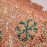 Vintage Moroccan Rug 185 x 290 cm - Old Boujaad Rug - Berber Rug Handmade