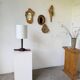 Lampe de table brutaliste artisanale 1950