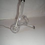 Lampe en verre des années 50