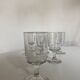 Set de 6 verres de campagne 19e rouleau à pied