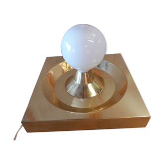 Modern copper lamp from the 1970s