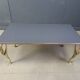 Vintage brass swan coffee table, 1970s