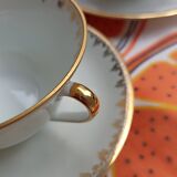 set of 6 Malbec and Treillard Frères cups from the 1950s