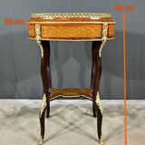 Planter in Precious Wood Marquetry, Napoleon III Period – Mid-19th Century