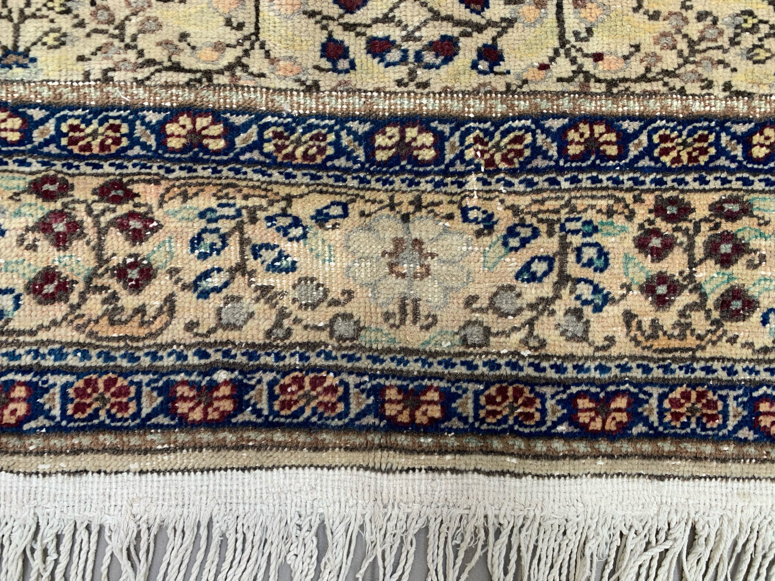 Vintage square turkish rug 205x200 cm