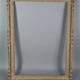 Old frame 68x48 foliage 58x41 cm carved wood ceruse style Montparnasse SB