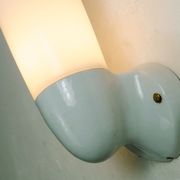 Applique Wilhelm Wagenfeld lampe de salle de bain Lindner 1955