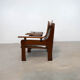 1970s rosewood Italian lounge chairs