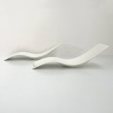 Paire de Transats par Charles Zublena pour Les Plastiques de Bourgogne, 60