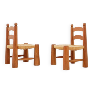 paire de chaises basses - 1960s