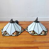 Pair of vintage pendant lights