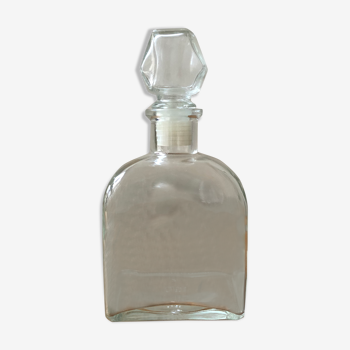 Transparent vintage flask