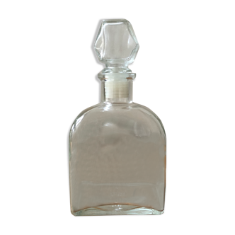 Transparent vintage flask