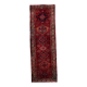 Tapis coureur vintage du Moyen-Orient Malayer fait main en laine 108 x 321