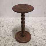 Art Deco wooden pedestal table