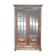 Walnut display cabinet 19th century H234cm