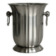 Guy Degrenne champagne bucket in 18/10 stainless steel
